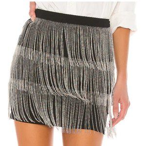 REVOLVE superdown Janelle Fringe Skirt